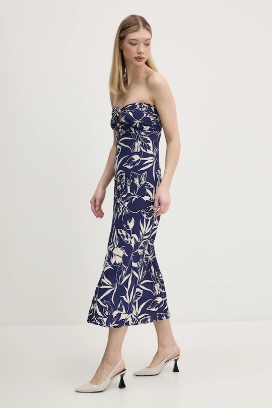 Abercrombie & Fitch rochie KI159.5691.219 bleumarin SS25