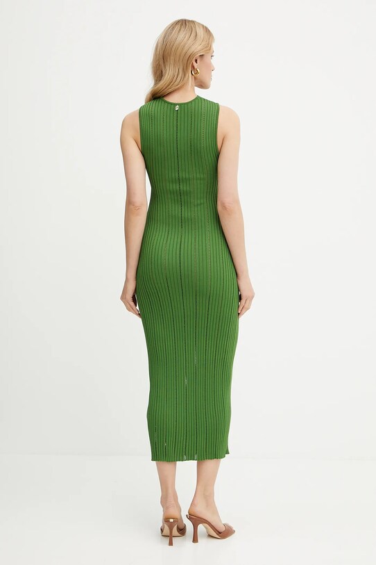 Liu Jo sukienka WA5190.MS55N zielony SS25