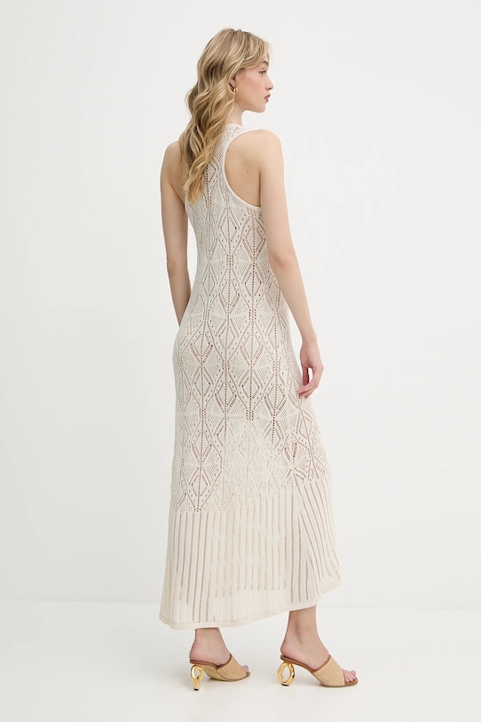 Liu Jo sukienka WA5223.MS007 beżowy SS25