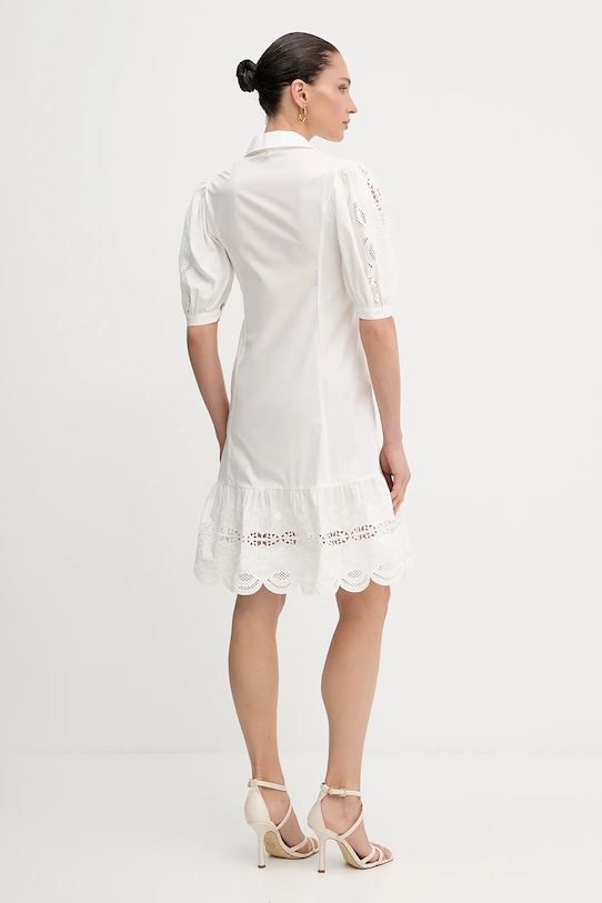 Îmbrăcăminte Liu Jo rochie din bumbac WA5256.T4853 alb