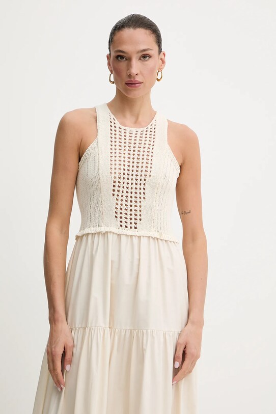 Šaty Liu Jo béžová WA5386.MA44M