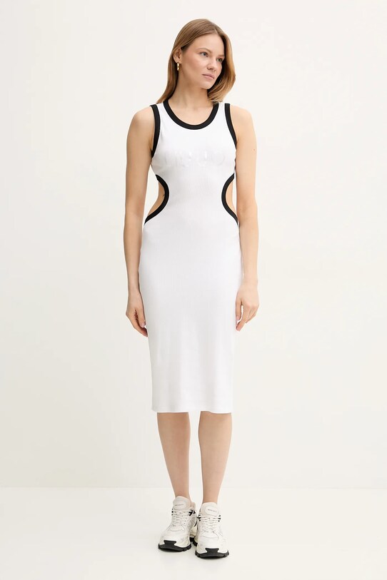 Liu Jo rochie midi alb VA5043.J4822