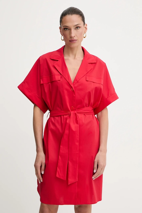 Obleka Liu Jo Mini rdeča VA5074.TS330