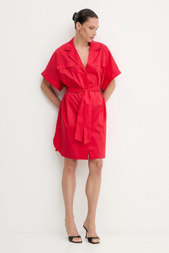 Obleka Liu Jo VA5074.TS330 rdeča SS25