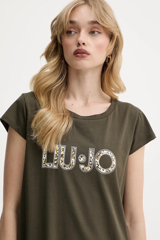 Liu Jo rochie verde VA5194.JS003