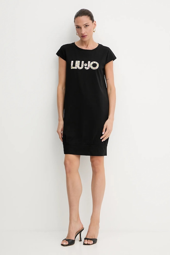 Liu Jo sukienka VA5194.JS003 czarny SS25