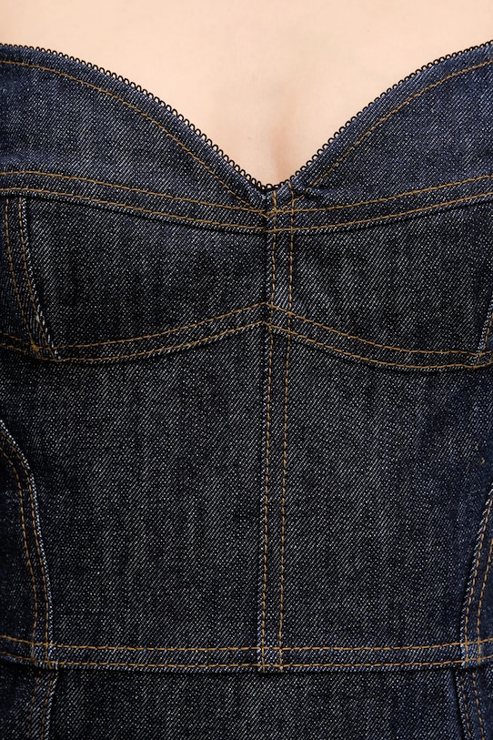 Bavlněné šaty Miss Sixty 6S1DJ49400 modrá