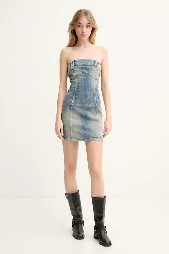 Miss Sixty sukienka jeansowa 6S1DJ57700 niebieski SS25