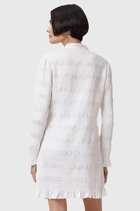 Îmbrăcăminte AllSaints rochie MEG W062DC alb