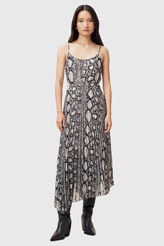 Φόρεμα και μάλλινο πουλόβερ AllSaints DONATELLA W066DC πολύχρωμο