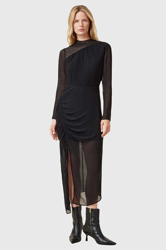 AllSaints rochie din amestec de matase RIZO W085DC