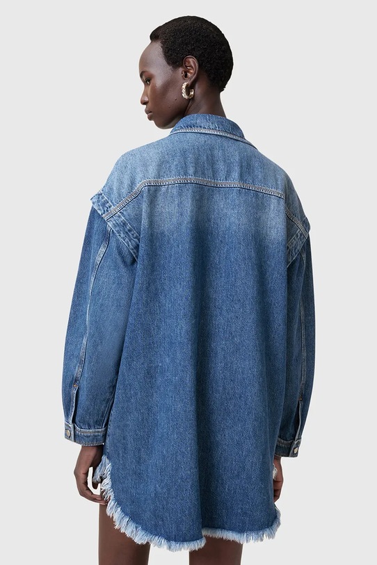 Джинсова сукня AllSaints FAYE блакитний W023DC