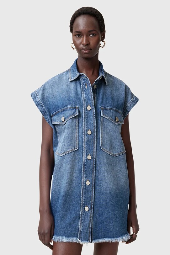 Джинсовое платье AllSaints FAYE W023DC голубой