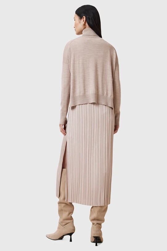 Одяг Сукня і светр AllSaints VITTORIA W030DC бежевий