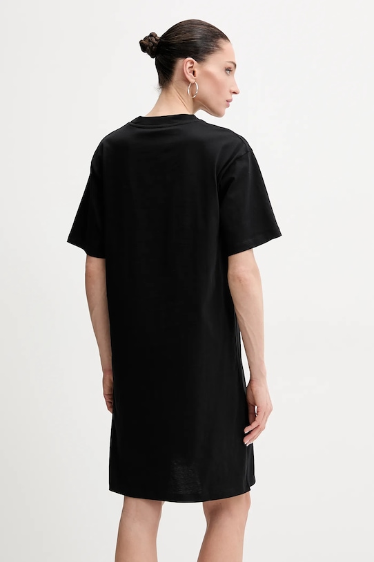 Îmbrăcăminte Karl Lagerfeld rochie din bumbac A1W13001 negru