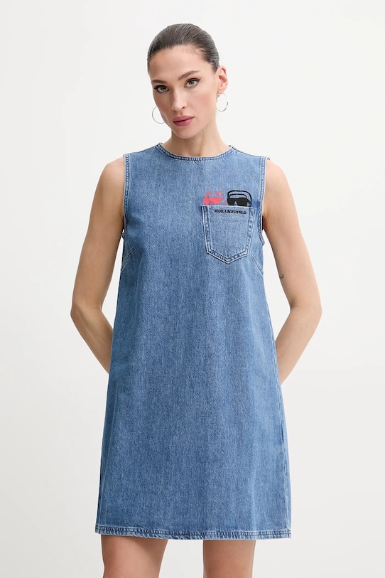 Karl Lagerfeld farmerruha vállas kék A2W13061
