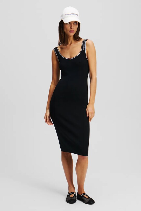 Karl Lagerfeld rochie negru A2W13018
