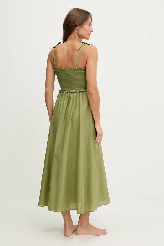 Îmbrăcăminte Karl Lagerfeld rochie din bumbac A2W46009 verde