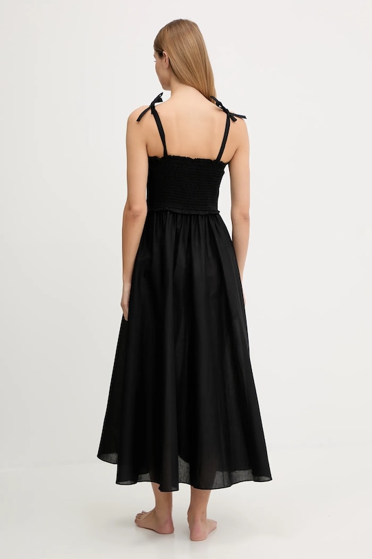 Îmbrăcăminte Karl Lagerfeld rochie din bumbac A2W46009 negru