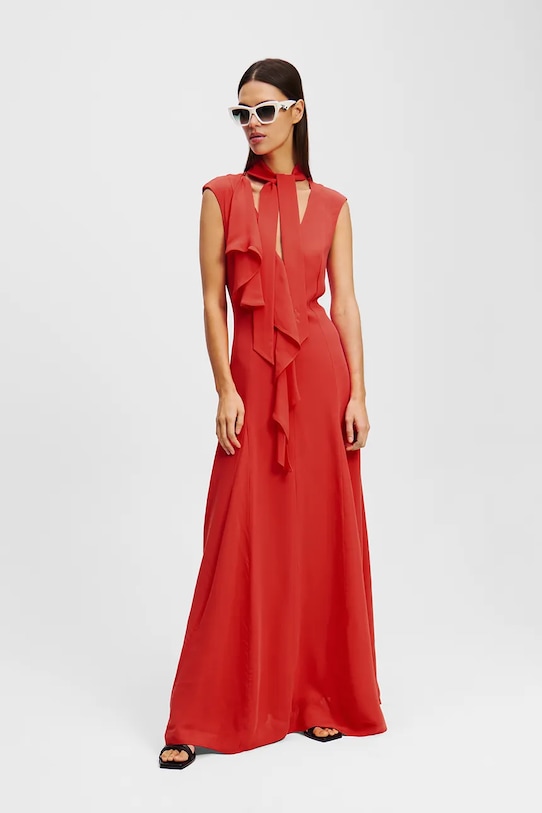 Karl Lagerfeld sukienka czerwony A2W13011