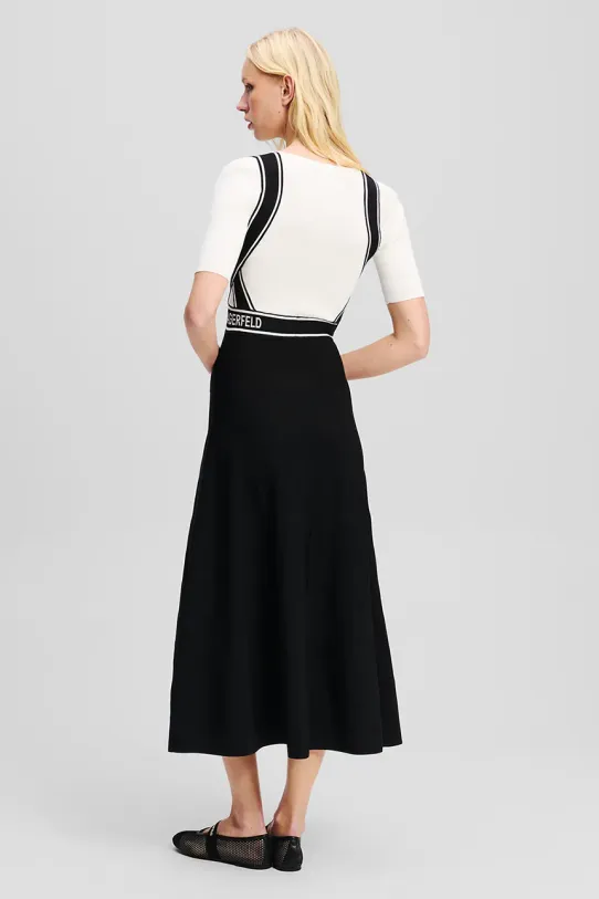 Karl Lagerfeld sukienka A2W13055 czarny SS25