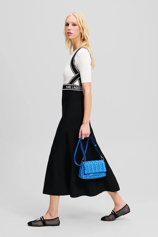 Karl Lagerfeld sukienka czarny A2W13055