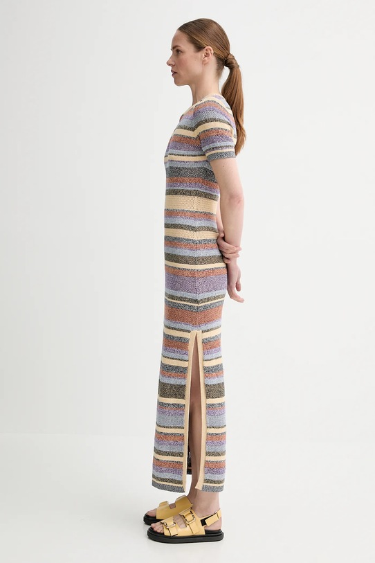 BA&SH rochie din bumbac TONNIE 1E25TONN bej SS25