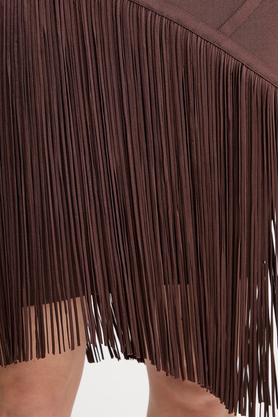 Herve Leger sukienka Josephine FRI8513807 brązowy