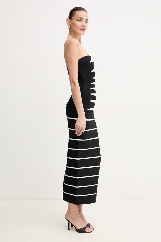 Herve Leger rochie Cameron HLT8513508 negru SS25
