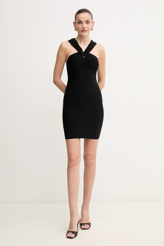 Herve Leger sukienka Celine RMB8513637 czarny SS25