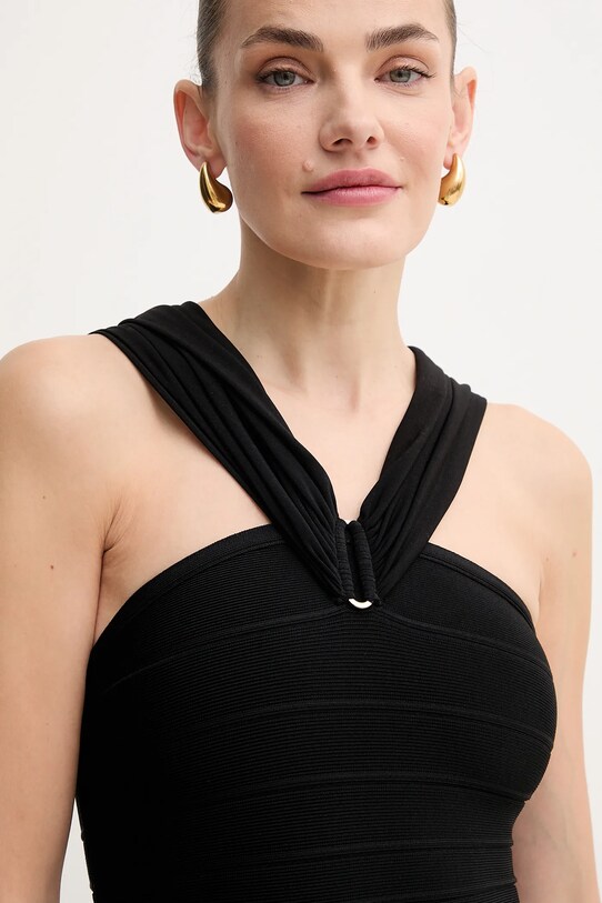 Herve Leger sukienka Celine czarny RMB8513637