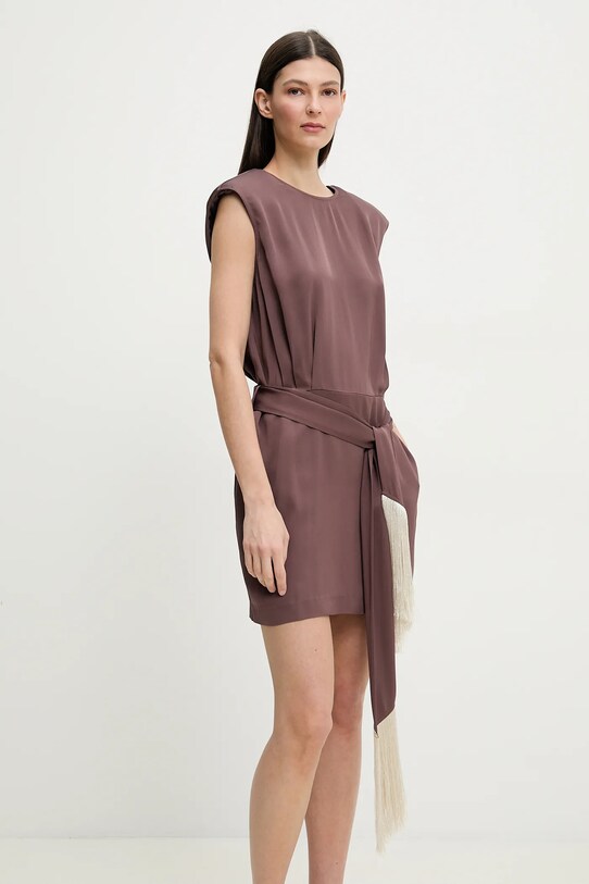 ISABELLE BLANCHE rochie IS25SS.A147.T011 maro SS25