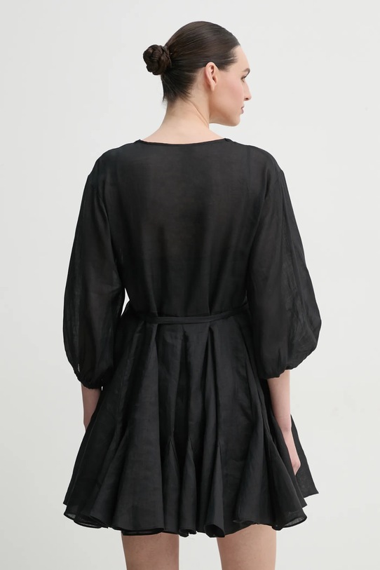 Îmbrăcăminte ISABELLE BLANCHE rochie din in IS25SS.A086.T019 negru