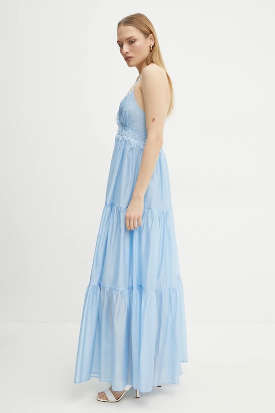 Obleka Ermanno Scervino 56TQ029ES3 modra SS25
