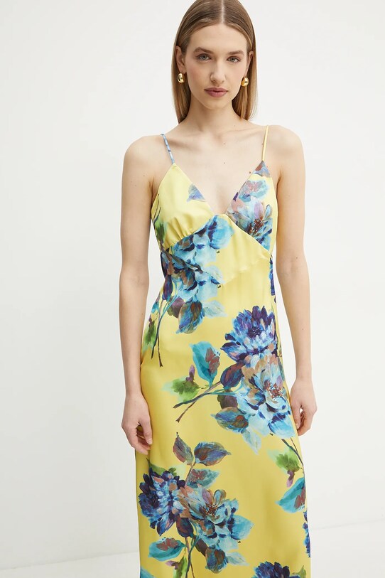 Bardot rochie galben 58466DB3