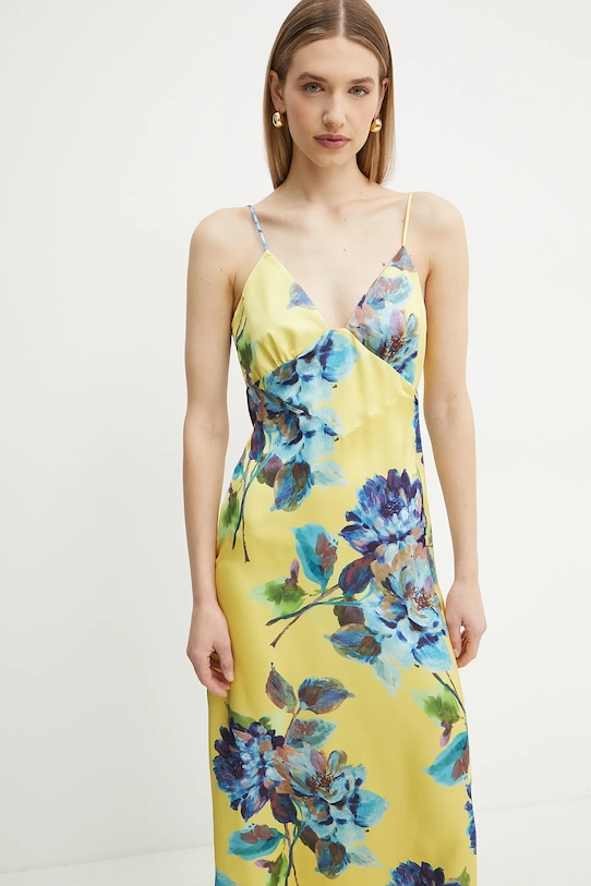 Bardot rochie galben 58466DB3