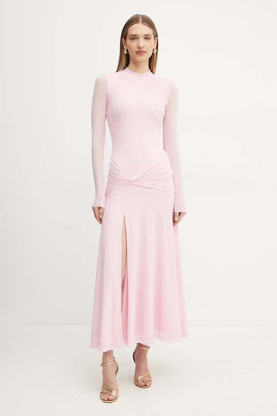 Сукня Bardot довгий рожевий 58853DB5