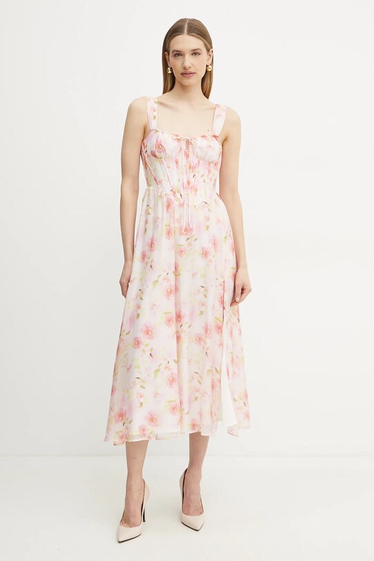 Bardot rochie maxi roz 59237DB1