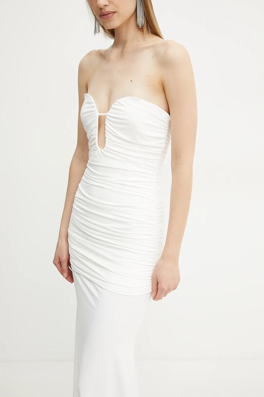Bardot rochie alb 59692DB1