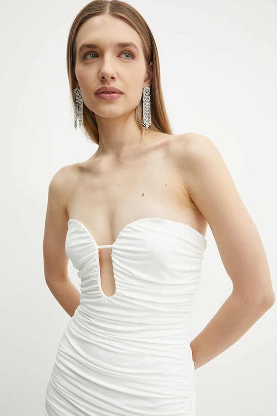 Šaty Bardot 59692DB1 biela