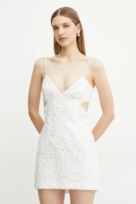 Bardot rochie mini alb 59750DB