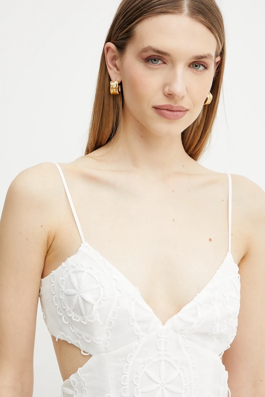 Bardot rochie alb 59750DB