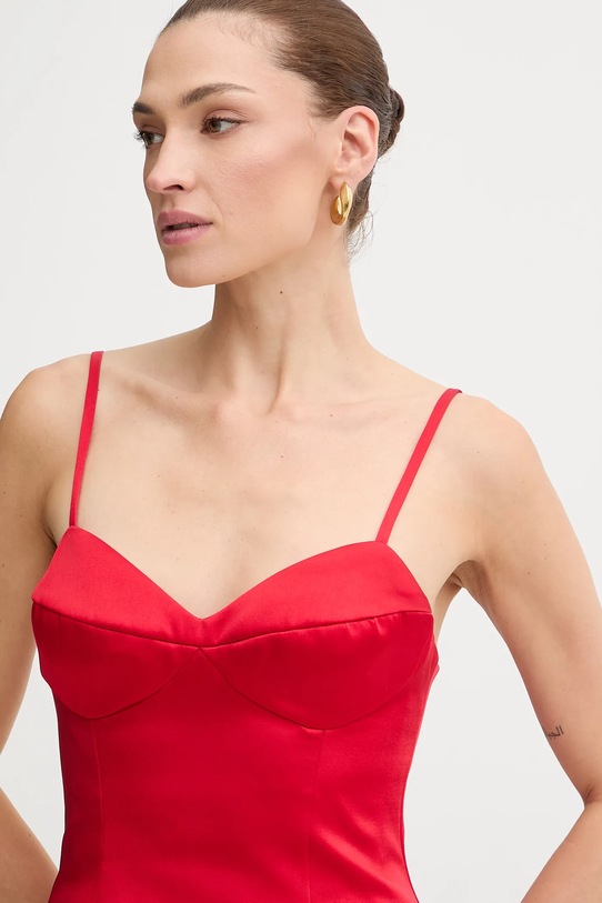 Bardot sukienka czerwony 59817DB