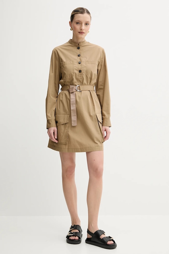 Bavlněné šaty MAX&Co. 2516221084200 zelená SS25