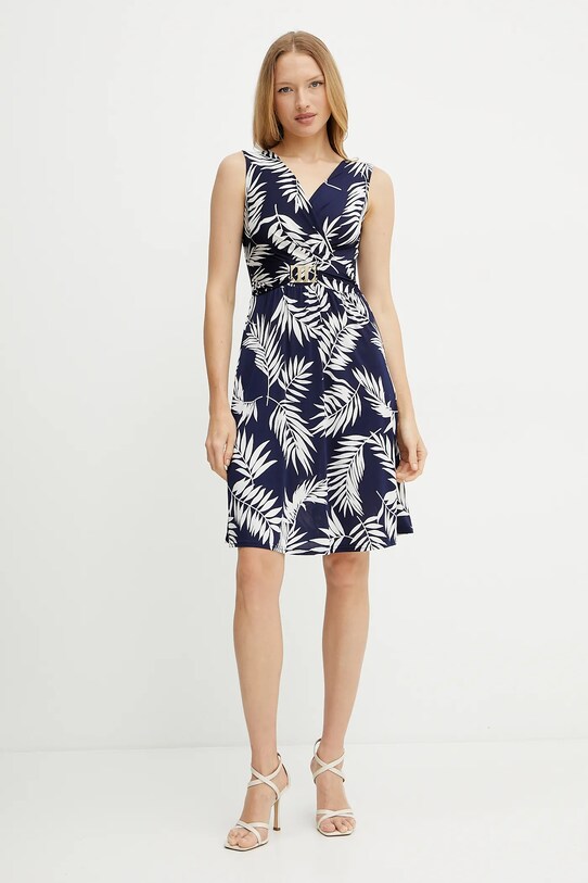 Morgan sukienka RFLORIA RFLORIA granatowy SS25