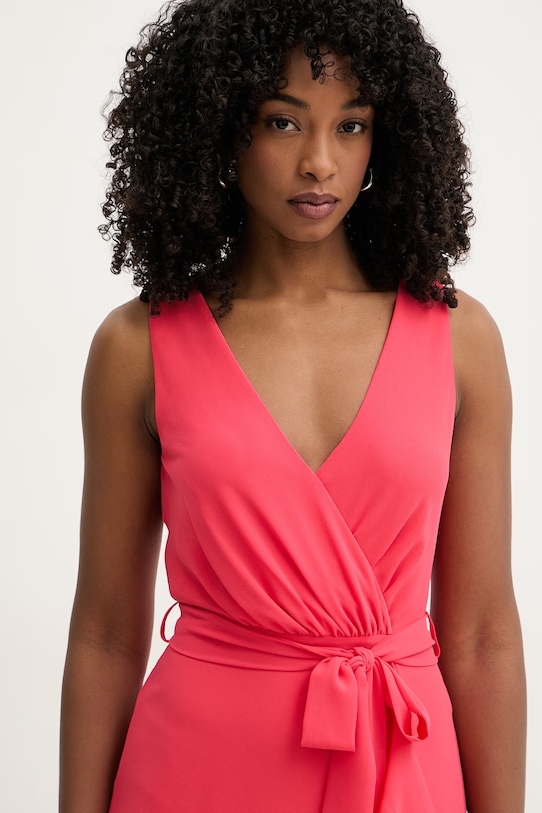 Morgan sukienka kopertowa ROSVAL różowy ROSVAL