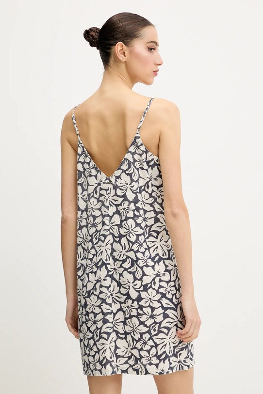Îmbrăcăminte Rip Curl rochie din amestec de in LAS DALLAS 06XWDR bleumarin