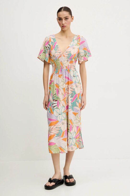 Rip Curl rochie CALA VADELLA midi portocaliu 071WDR
