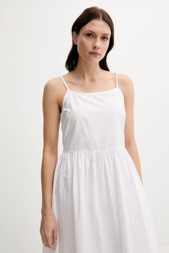 Odzież United Colors of Benetton sukienka bawełniana 4KUSDV0B7 biały