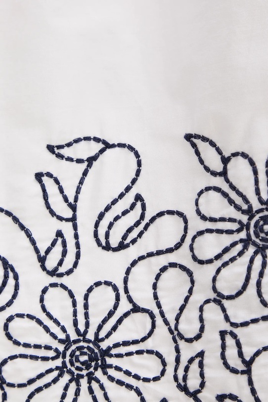 United Colors of Benetton sukienka bawełniana biały 4KUSDV0B7